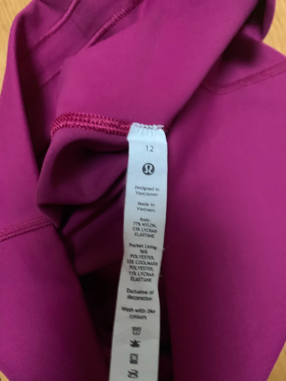 Lululemon Align High-Rise Bike Shorts (Size 12, Pink/Magenta) - Picture 8 of 8